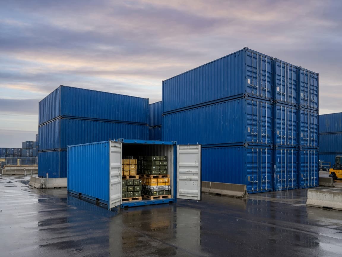 Container para venda e armazenamento